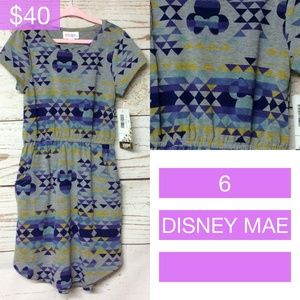LuLaRoe Size 6 Disney Minnie Mae Dress NWT